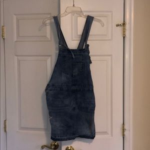 Jean overall skirt forever 21